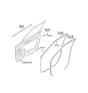 Diagram for 2010 Kia Soul Weather Strip - 822102K000