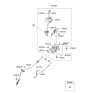 Diagram for 2009 Kia Soul Shift Knob - 467112K620ALK