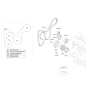 Diagram for 2011 Kia Soul Drive Belt - 252122B000