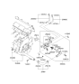 Diagram for 2010 Kia Soul Radiator Hose - 2546823420