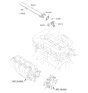 Diagram for 2009 Kia Soul Fuel Injector - 353102B000