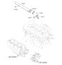 Diagram for 2011 Kia Soul Fuel Rail - 353402B010