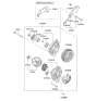 Diagram for Kia Alternator - 373002B101