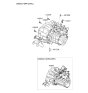 Diagram for 2009 Kia Soul Transmission Assembly - 4300032210