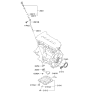 Diagram for 2011 Kia Soul Dipstick - 266112B000