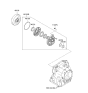 Diagram for Kia Torque Converter - 4510023800