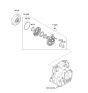 Diagram for 2010 Kia Soul Torque Converter - 4510023800