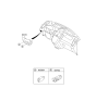 Diagram for 2011 Kia Soul Dimmer Switch - 937302K100WK
