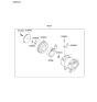 Diagram for 2011 Kia Soul A/C Clutch - 976412K000