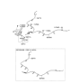 Diagram for 2012 Kia Soul Parking Brake Cable - 597602K300