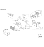 Diagram for Kia A/C Condenser Fan - 253802K000