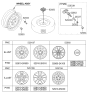 Diagram for 2011 Kia Soul Lug Nuts - 529504D100