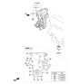 Diagram for Kia Crankshaft Seal - 214212B020