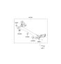 Diagram for Kia Control Arm Bushing - 551602K000