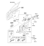 Diagram for 2012 Kia Soul Weather Strip - 822412K001WK