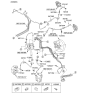 Diagram for Kia Soul Hydraulic Hose - 587372K000