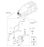 Diagram for Kia Soul Washer Reservoir - 986202K000