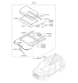 Diagram for 2011 Kia Soul Sunroof - 816002K300QW