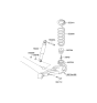 Diagram for 2009 Kia Soul Shock Absorber - 553002K100