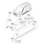 Diagram for 2010 Kia Soul Side Marker Light - 923012K000