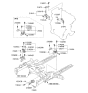 Diagram for Kia Spectra Engine Mount Bracket - 2167023511