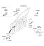 Diagram for 2010 Kia Soul Door Check - 793802K000