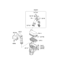 Diagram for 2010 Kia Soul Air Duct - 281382K300