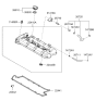 Diagram for 2011 Kia Soul PCV Hose - 2672023300