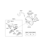 Diagram for 2011 Kia Soul Brake Master Cylinder - 585102K800