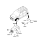 Diagram for 2009 Kia Soul Wheelhouse - 868222K000