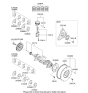 Diagram for Kia Soul Flywheel - 232112B051