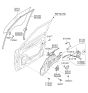 Diagram for Kia Soul Window Regulator - 824012K000