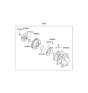 Diagram for 2006 Kia Sorento A/C Clutch - 976413E935