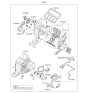 Diagram for 2006 Kia Sorento Blend Door Actuator - 972263E260FT