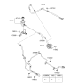 Diagram for 2008 Kia Sorento Power Steering Hose - 575303E200