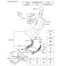 Diagram for 2006 Kia Sorento Seat Cover - 884603E660CF7