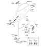 Diagram for 2006 Kia Sorento Door Handle - 836503E040