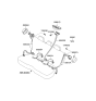 Diagram for 2007 Kia Sorento Seat Belt - 898603E600CY