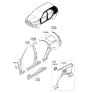 Diagram for 2004 Kia Sorento Fuel Door - 695113E110