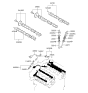 Diagram for Kia Sorento Camshaft - 242003C720