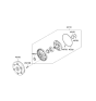 Diagram for 2008 Kia Sorento Torque Converter - 451004C400