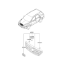 Diagram for 2008 Kia Sorento Grille - 863503E500