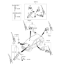 Diagram for 2007 Kia Sorento Ignition Lock Assembly - 819053E500