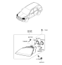 Diagram for 2008 Kia Sorento Headlight - 921023E540