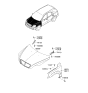 Diagram for 2008 Kia Sorento Fender - 663113E121