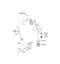 Diagram for 2007 Kia Sorento Shock And Strut Mount - 553323E000