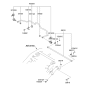 Diagram for 2007 Kia Sorento Sway Bar Kit - 555103E100