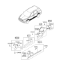 Diagram for 2008 Kia Sorento Door Moldings - 877303E500