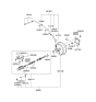 Diagram for 2007 Kia Sorento Brake Master Cylinder - 591003E450