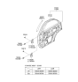 Diagram for 2005 Kia Sorento Door Hinge - 793403E000